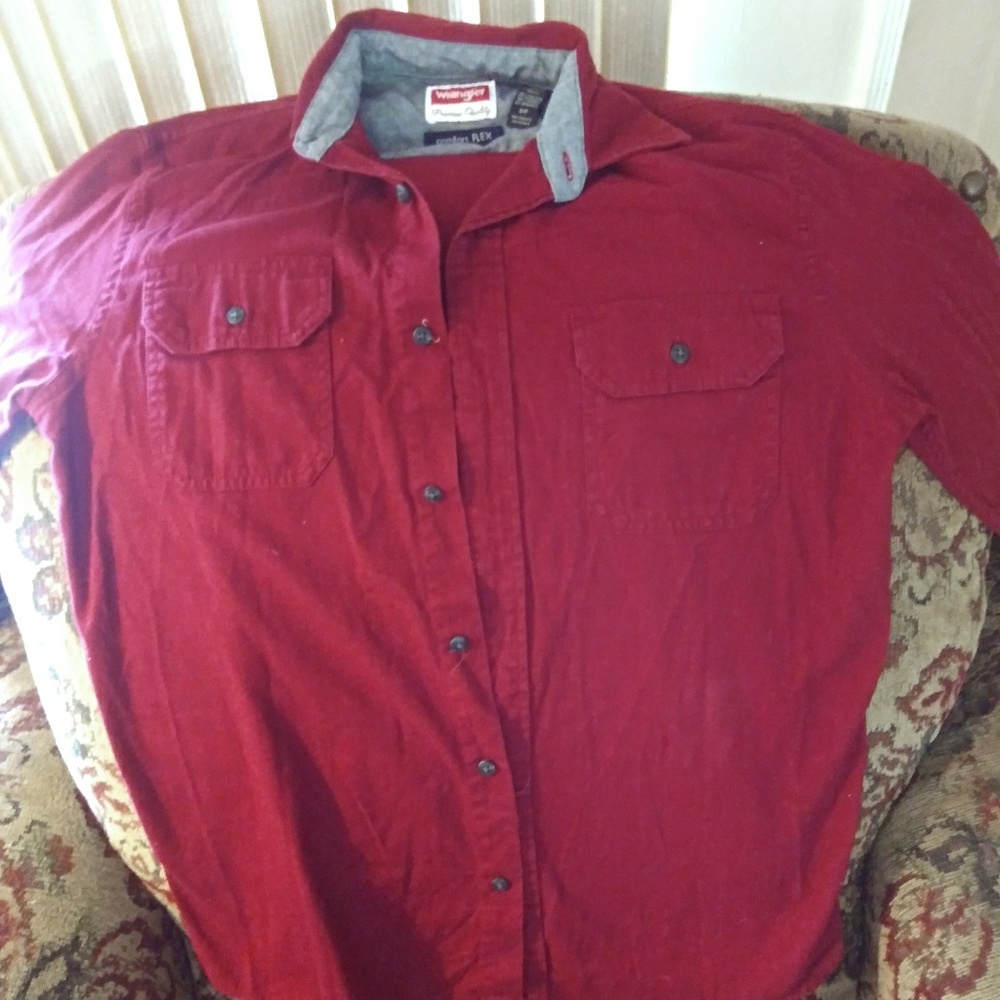 Wrangler comfort flex long sleeve